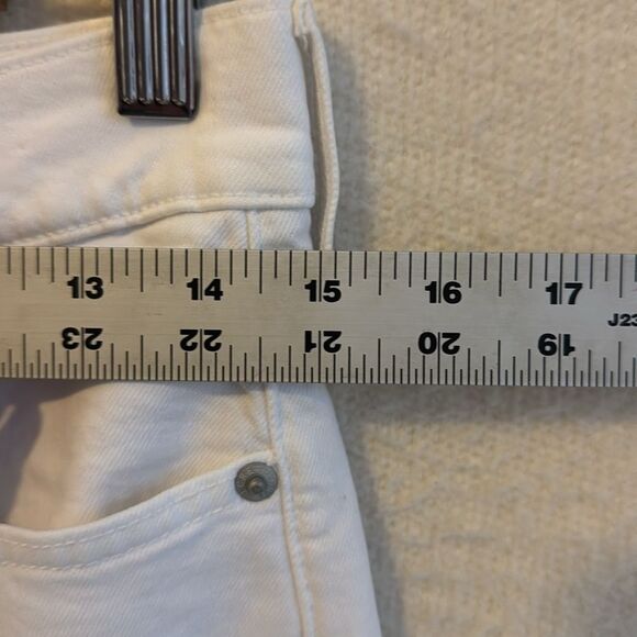 J Crew Wide-leg denim trouser in white Womens Size 27 - Picture 9 of 12